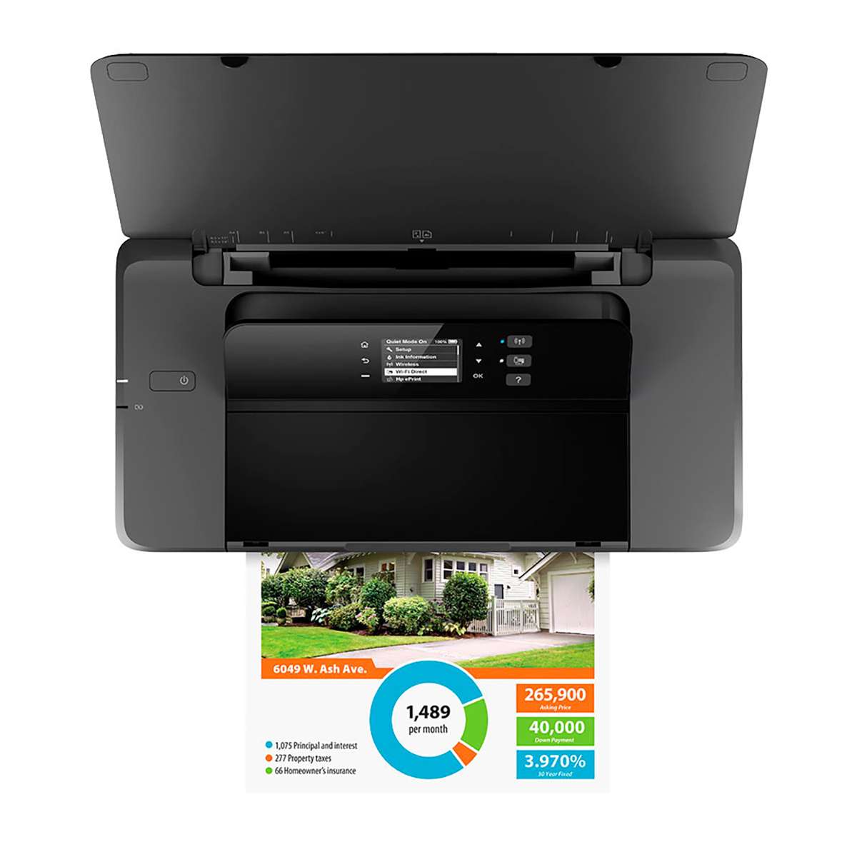 Impresora Portátil Hp OfficeJet 200 Mobile Color CZ993A